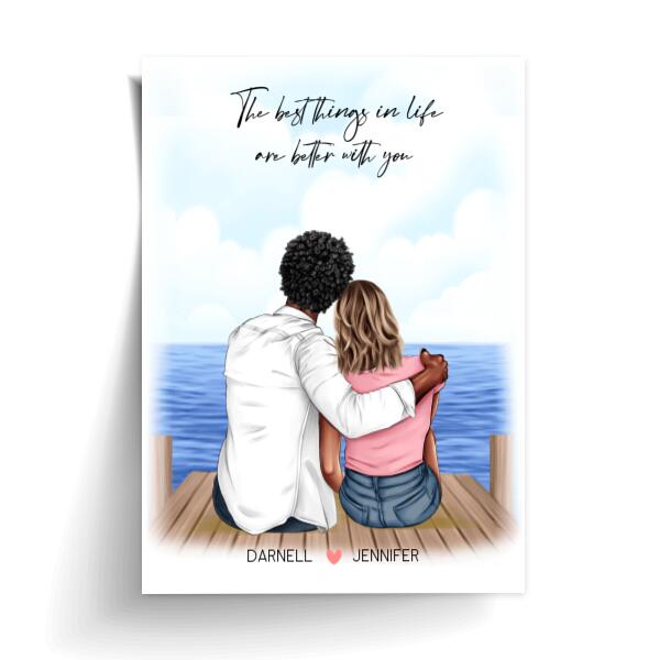 The Best Things in Life - Personalized Birthday Card