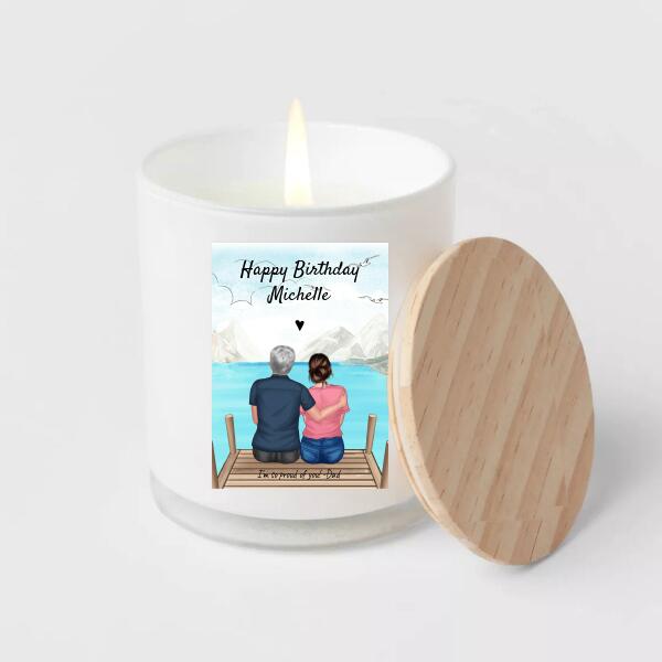 Dad to Daughter Great Outdoors - Personalized Birthday Card