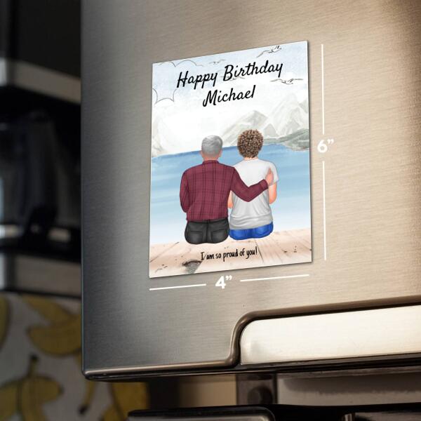 Happy Birthday Son From Dad Outdoors - Personalized Birthday Card