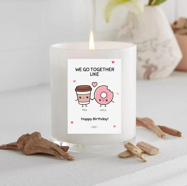 We Go Together Like - Personalized Birthday Card