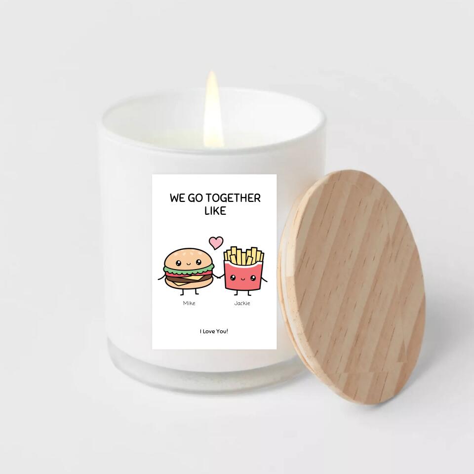 We Go Together Like - For All Couples - Personalized Card