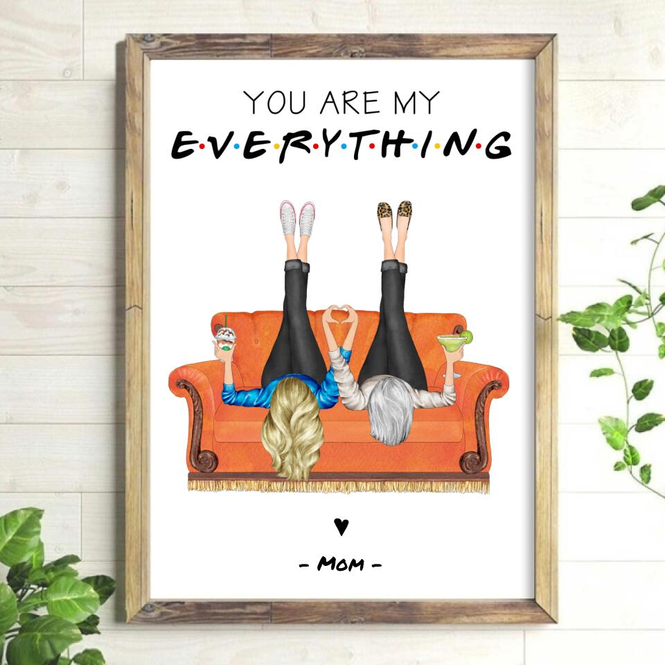 You Are My Everything TV Theme - For Mom - Personalized Card