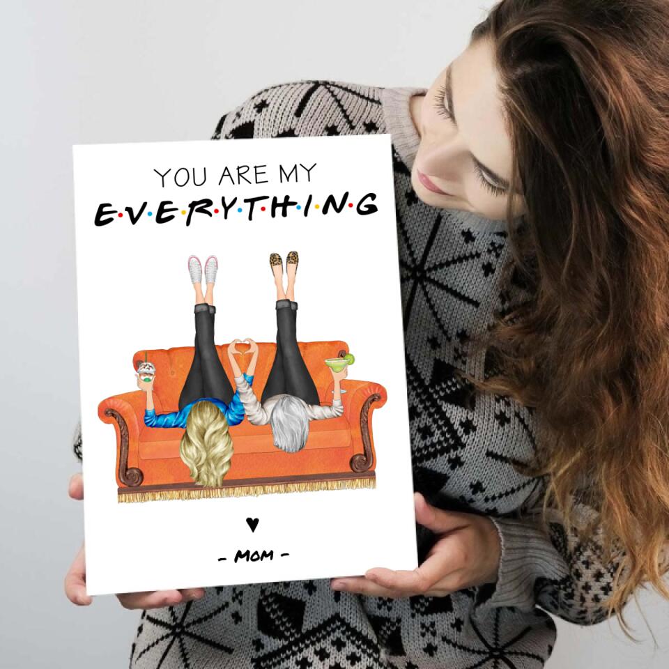 You Are My Everything TV Theme - For Mom - Personalized Card