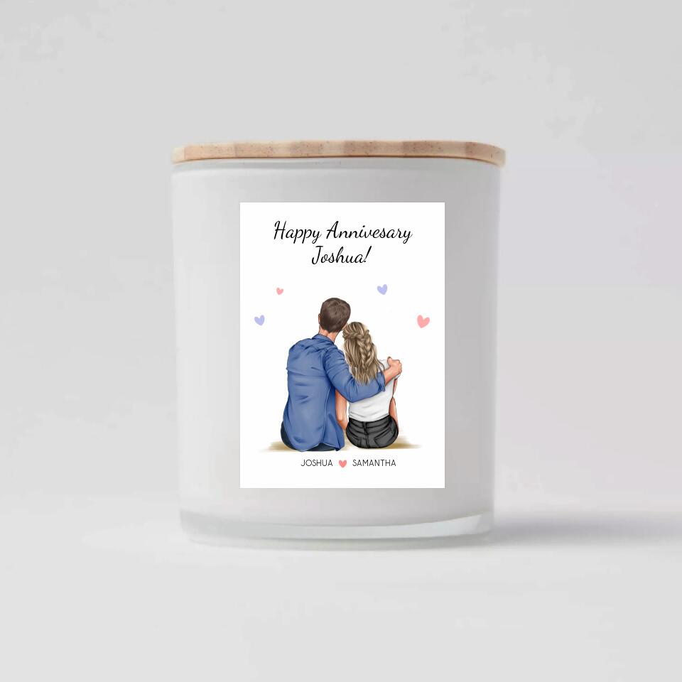 Happy Anniversary To... - Personalized Anniversary Card