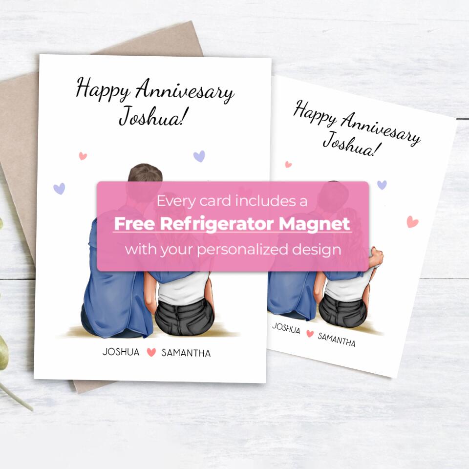 Happy Anniversary To... - Personalized Anniversary Card