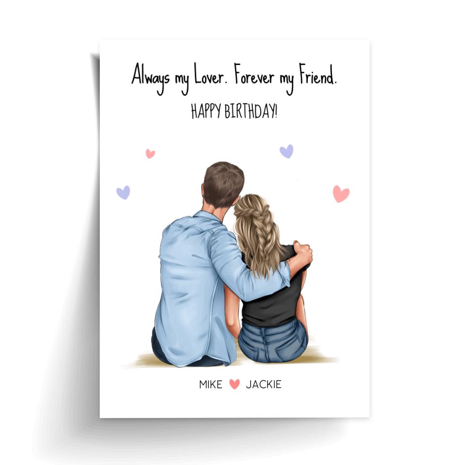 Forever My Friend - Personalized Birthday Card